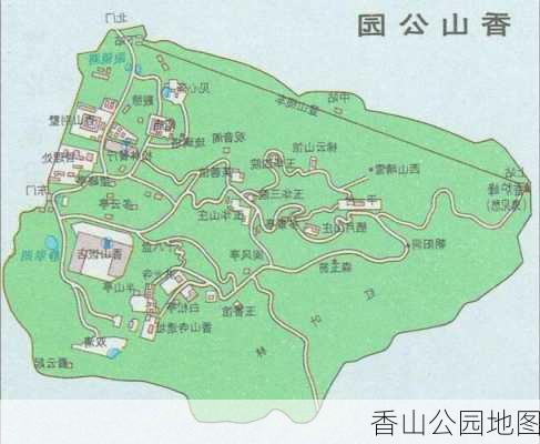 香山公园地图