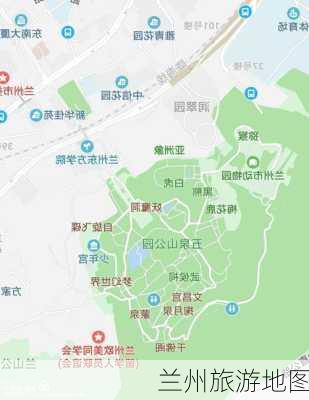 兰州旅游地图