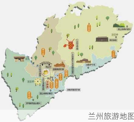 兰州旅游地图