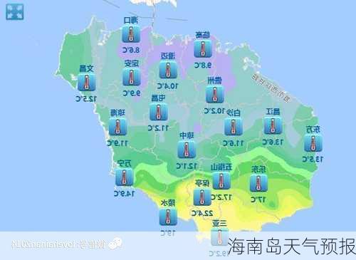 海南岛天气预报