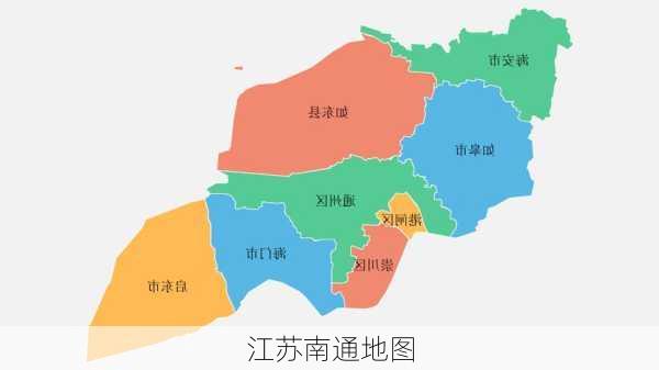 江苏南通地图