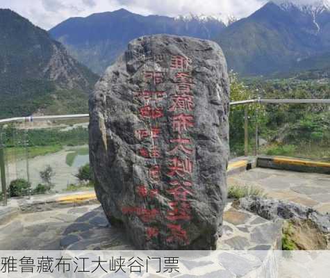 雅鲁藏布江大峡谷门票