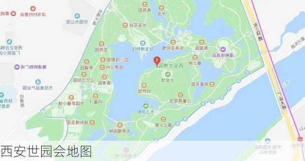 西安世园会地图