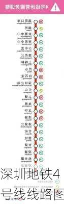 深圳地铁4号线线路图