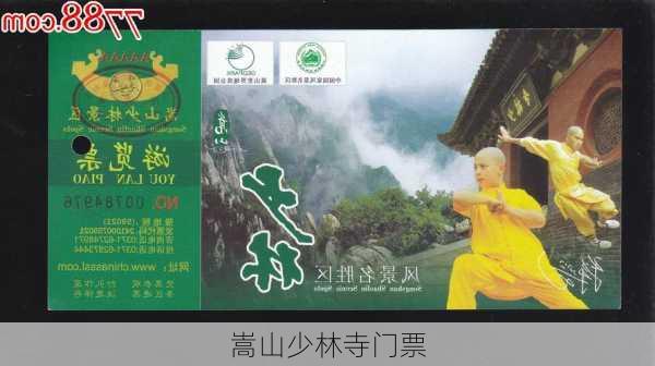 嵩山少林寺门票